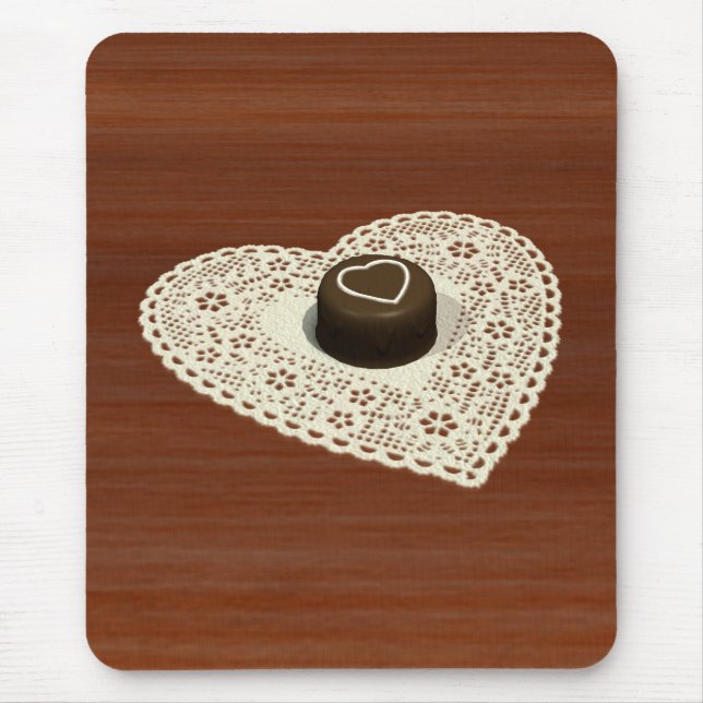 Alfombrilla De Ratón Chocolate de San Valentín (Frente)