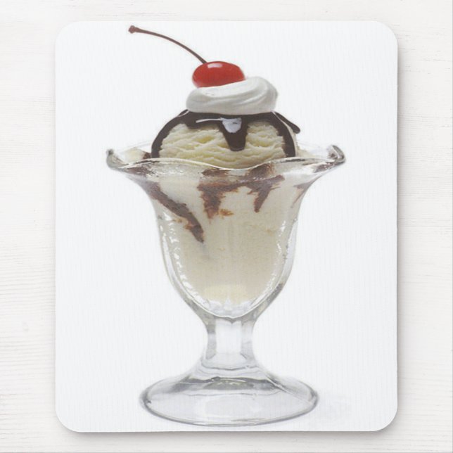 Alfombrilla De Ratón Chocolate Ice Cream Sundae (Frente)