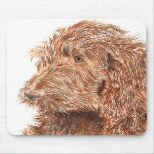Alfombrilla De Ratón Chocolate Labradoodle #2 Mousepad