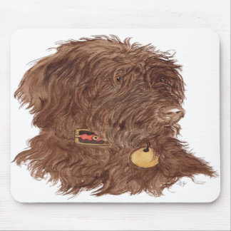 Alfombrilla De Ratón Chocolate Labradoodle Xena Mousepad