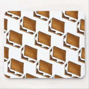 Alfombrilla De Ratón Chocolate Marshmallow Camp S'mores Smore Mousepad