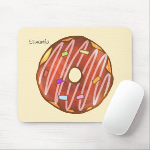 Alfombrilla De Ratón Chocolate Sprinkle donut