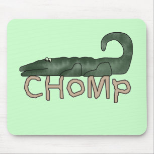 Alfombrilla De Ratón Chomp las camisetas y los regalos del cocodrilo