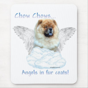 Alfombrilla De Ratón Chow Chow Angel