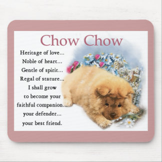 Alfombrilla De Ratón Chow Chow Cuppy Art Regalos