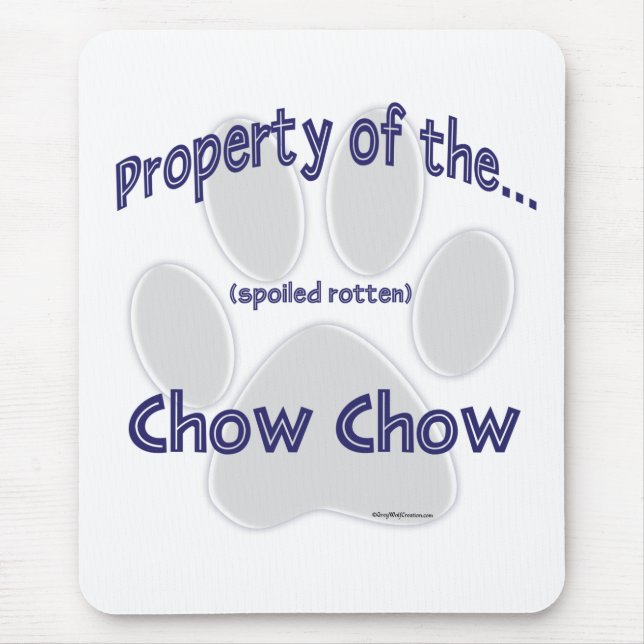 Alfombrilla De Ratón Chow (propiedad) (Frente)