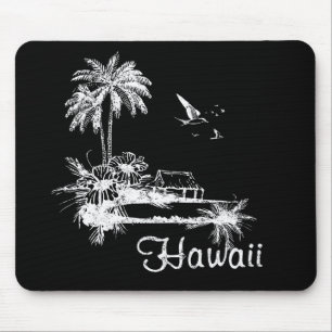 Alfombrilla De Ratón Choza de la playa de Hawaii