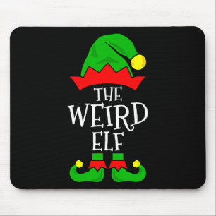Alfombrilla De Ratón Christma, la extraña pareja de Elf, graciosa grupo