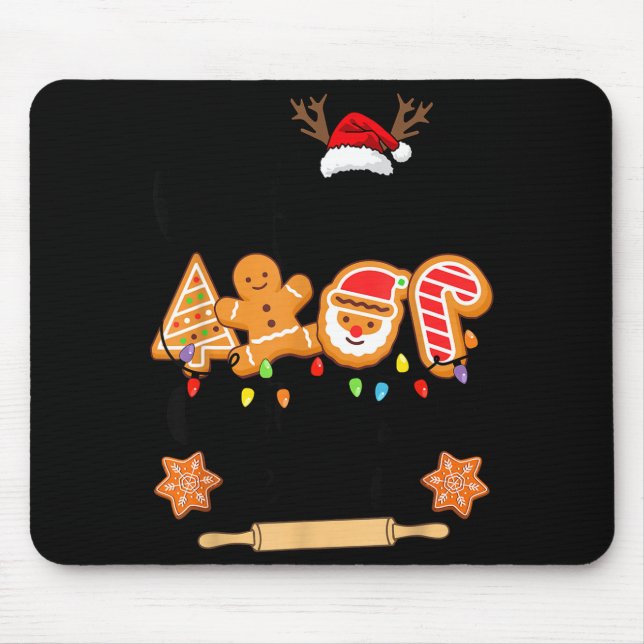 Alfombrilla De Ratón Christmas Cookie Tester Family Baking Team Cookie  (Frente)