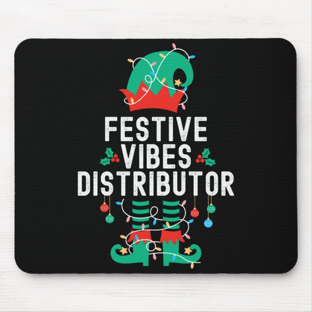 Alfombrilla De Ratón Christmas Elf Office Team Party Family Matching _2 (Frente)