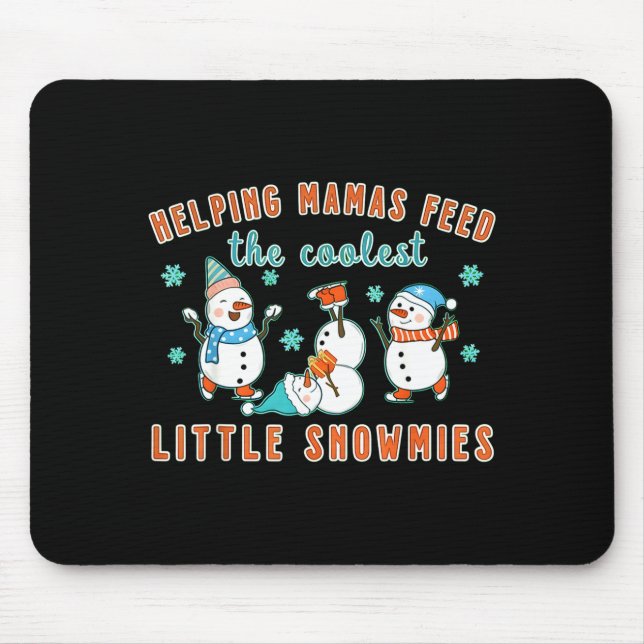 Alfombrilla De Ratón Christmas Lactation Consultant Lactation Nurse Lac (Frente)