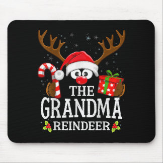 Alfombrilla De Ratón Christmas Matching The Grandma Reindeer Family 