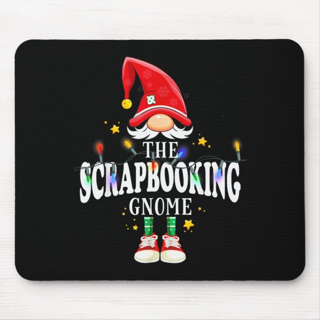 Alfombrilla De Ratón Christmas The Scrapbooking Gnome X-mas Matching Pj (Frente)