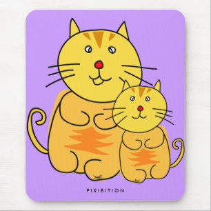 Alfombrilla De Ratón Chubby Cat Mousepad