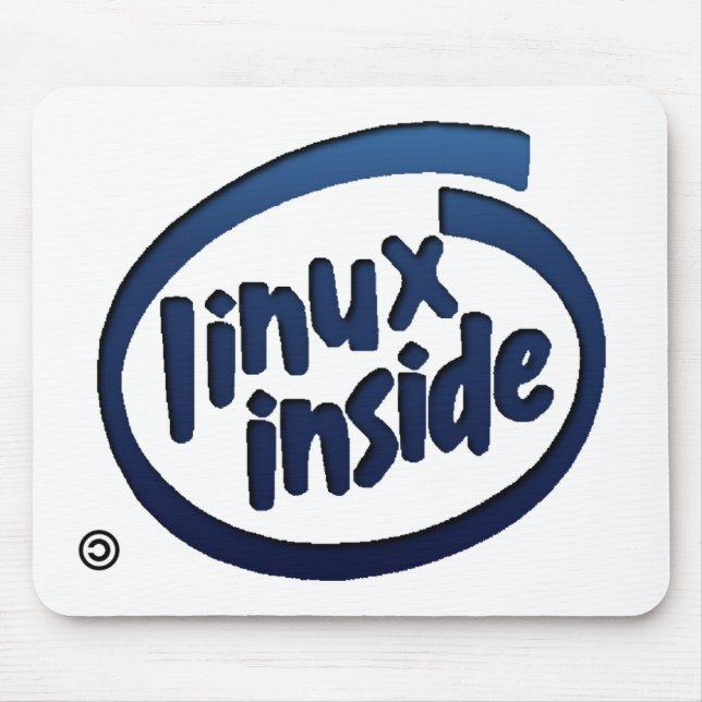 Alfombrilla De Ratón ¡Chulo Linux con su Mousepad! (Frente)