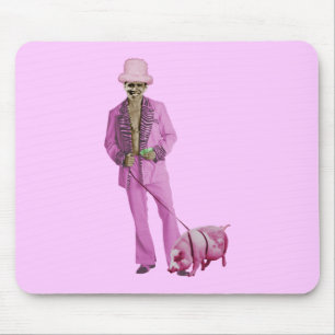 Alfombrilla De Ratón Chulo Obama y el cerdo