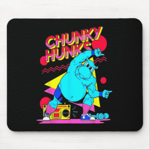 Alfombrilla De Ratón Chunky Hunks Gym Halterofilia Músculo de construcc