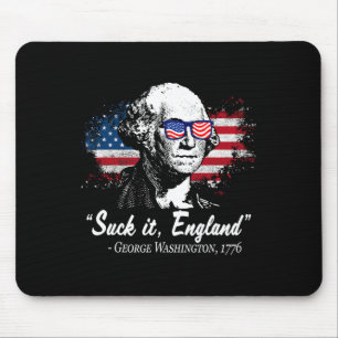Alfombrilla De Ratón Chúpate eso Inglaterra Divertido 4 de Julio George