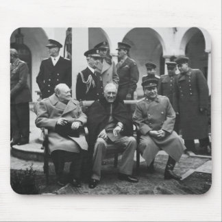 Alfombrilla De Ratón Churchill, Roosevelt, y Stalin