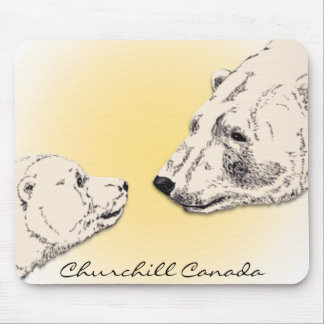 Alfombrilla De Ratón Churchill Souvenir Mousepad Oso Polar Regalos de a