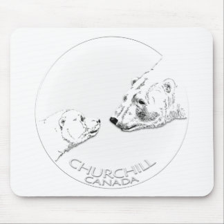 Alfombrilla De Ratón Churchill Souvenirs Polar Bear Art Camisetas y Reg