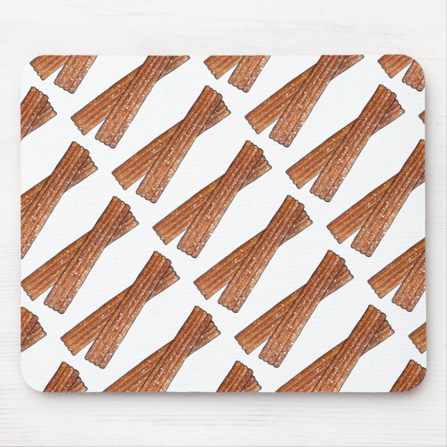 Alfombrilla De Ratón CHURROS Spanish Portuguese Fried Churro Pastry (Frente)