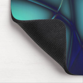 Alfombrilla De Ratón Cian de menta quemada bajo líneas brillantes se pa