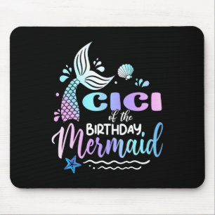 Alfombrilla De Ratón Cici De La Matanza De La Familia De La Sirena De C