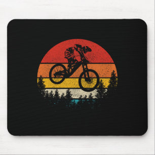 Alfombrilla De Ratón Ciclismo de Montaña Descenso Vintage Ciclista de M
