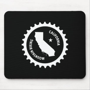 Alfombrilla De Ratón Ciclismo de Montaña en California Ca Mtb Bicicleta