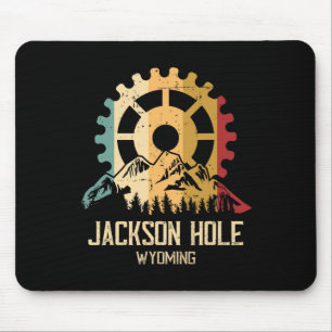 Alfombrilla De Ratón Ciclismo de montaña Jackson Hole Wyoming