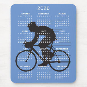 Alfombrilla De Ratón Ciclismo Diseño 2025 Calendario Almohadilla del ra