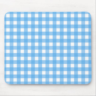 Alfombrilla De Ratón Cielo azul gingham