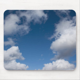 Alfombrilla De Ratón cielo azul y nubes blancas