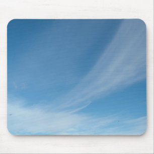 Alfombrilla De Ratón Cielo azul y nubes blancas