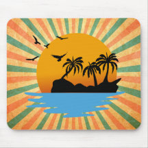 Cielo de atardecer retro en llamas