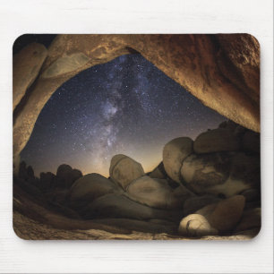 Alfombrilla De Ratón Cielo nocturno del parque nacional Joshua Tree