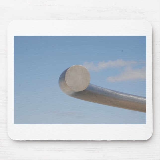 Alfombrilla De Ratón Cielos azules metálicos (Frente)