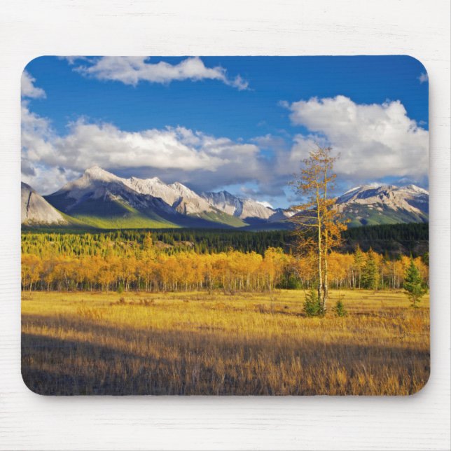 Alfombrilla De Ratón Cielos azules y nubes sobre un prado (Frente)