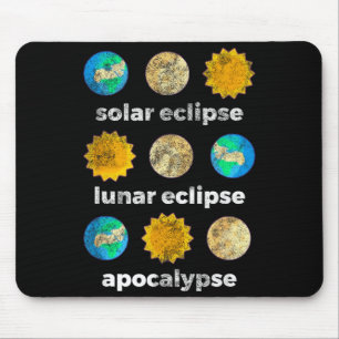 Alfombrilla De Ratón Ciencia astronomía eclipse solar eclipse lunar Ast