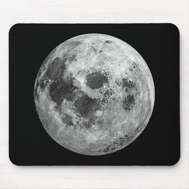 Alfombrilla De Ratón Ciencia de astronomía gráfica de Guay Full Moon (Frente)