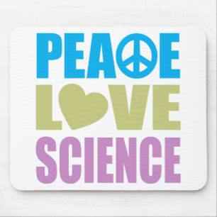Alfombrilla De Ratón Ciencia del amor de la paz