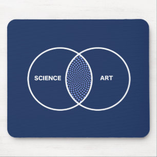Alfombrilla De Ratón Ciencia/diagrama de Venn del arte