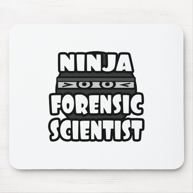 Alfombrilla De Ratón Científico forense Ninja (Frente)