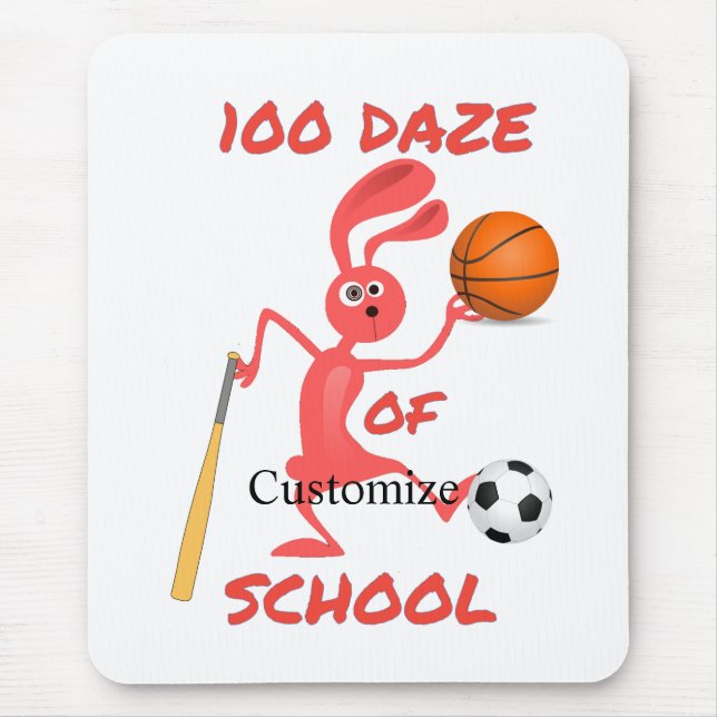 Alfombrilla De Ratón Ciento De Deslumbramiento De La Escuela Thunder_Co (Frente)