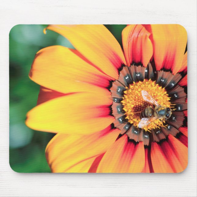 Alfombrilla De Ratón Cierre Extremo De Un Polen Colectivo De Abejas (Frente)