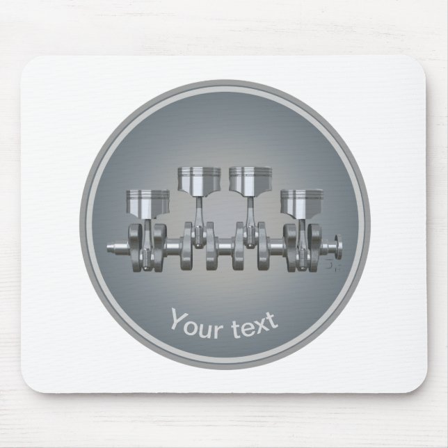 Alfombrilla De Ratón Cigüeñal del pistón (Frente)