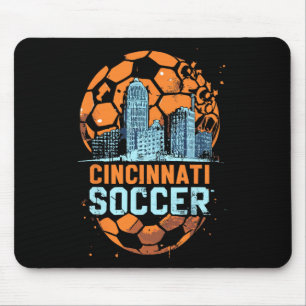 Alfombrilla De Ratón Cincinnati Ciudad del Fútbol Horizonte Cool Cincy