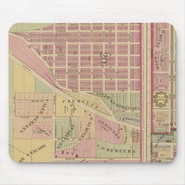 Alfombrilla De Ratón Cincinnati, Ohio 4 (Frente)