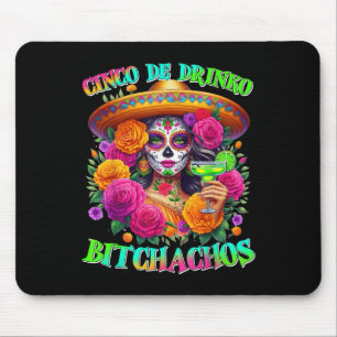 Alfombrilla De Ratón Cinco De Drinko Achos Cinco De Mayo Bebiendo Méxic